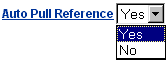 Web Interface Auto Pull Reference