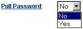 Web Interface Pull Passsword